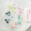 Korean chic style hair tie with double round bead hair bands, high elasticity and hair ties, simple and cute hair tie details Picture